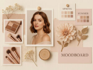 Moodboard kleur en styl workshop Makeupboost